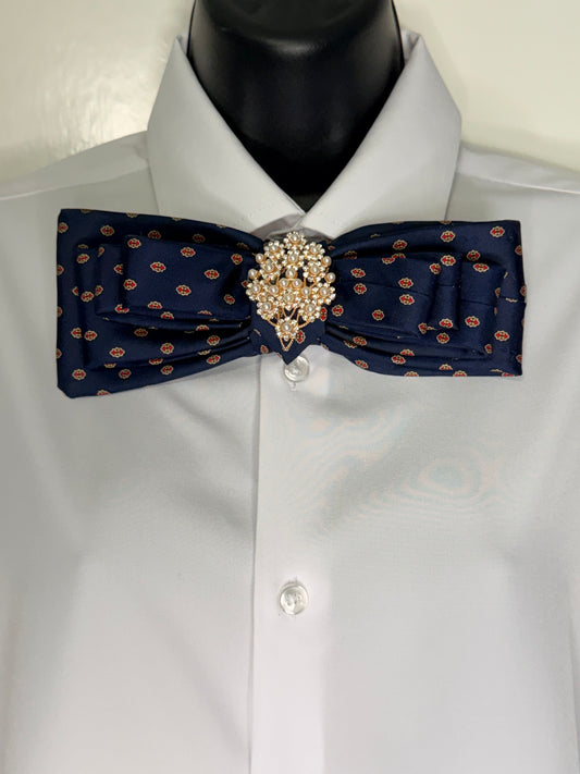 Women's Blue Bow tie